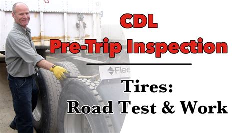 cdl tread inspection test